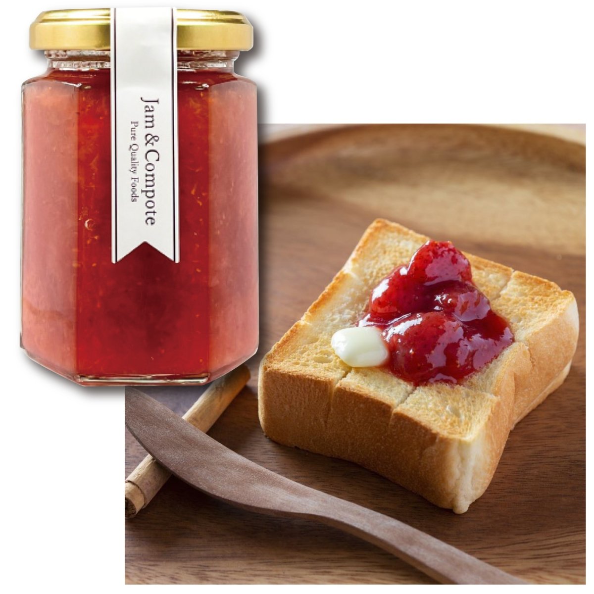 ※使用イメージ／粒いちごジャム