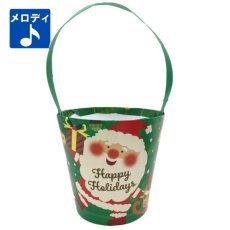 画像1: 【クリスマス】ハッピーメロディ紙バケツ＠１つあたり212円 (1)