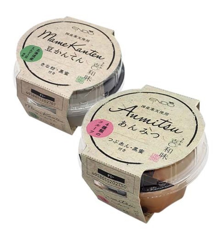 画像2: ※喜和味シリーズ　あんみつ/豆かんてん　単品　24個入／　単価　360円 (2)