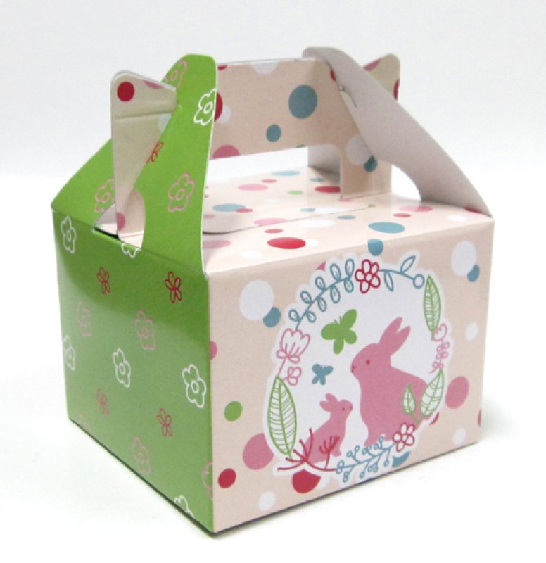 画像2: 【アウトレット】Ｃ－水玉うさぎ－ＭＢミニＢＯＸ　1ロット50枚入り＠１つあたり34.65円→20.48円 (2)