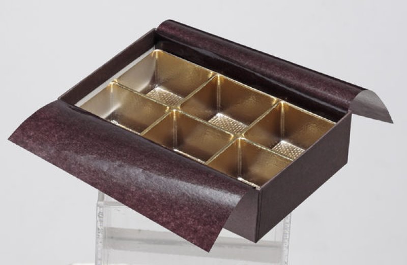 画像2: 【トリュフ用貼り箱】リーフ(２〜6個、８個、10個入り用)＠185.00〜290.00円 (2)