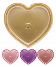 画像1: ハートトレーＨＴ‐７８・８４　ゴールド/ローズレッド/ローズピンク/アメジスト＠1枚あたり20.90円 (1)