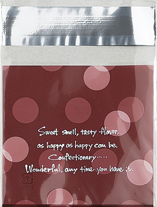 画像2: 個装袋　ドット柄（中）　イエロー/ブラウン/ピンク＠1枚あたり7.45円 (2)