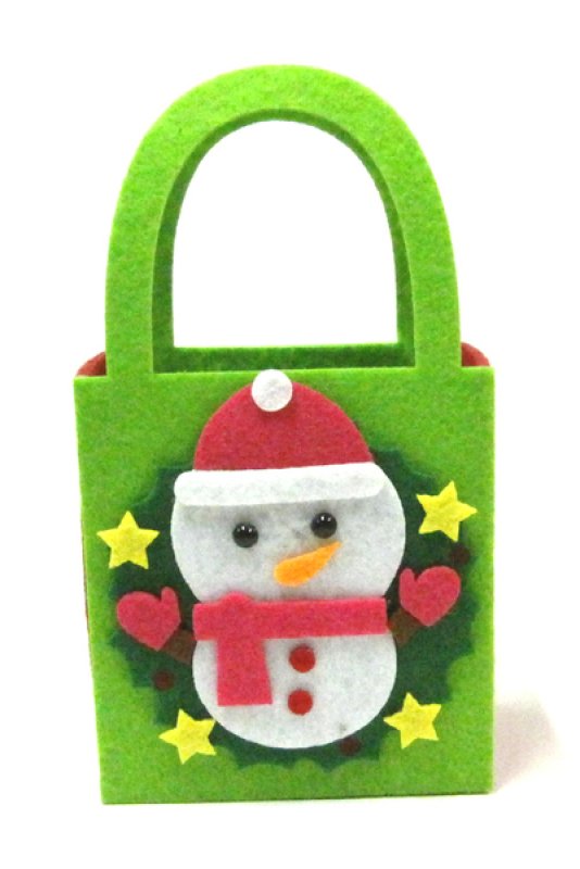 画像1: 残りわずか【アウトレット】スノーマンプチバッグ＠1つ217円→99.00円 (1)