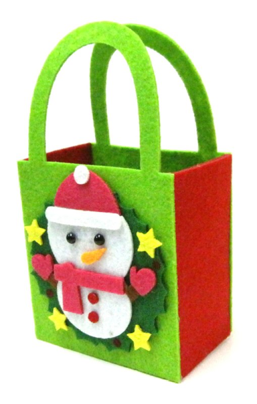 画像2: 残りわずか【アウトレット】スノーマンプチバッグ＠1つ217円→99.00円 (2)