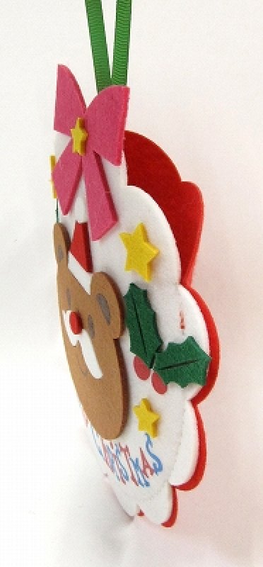 画像6: 【アウトレット】クマサンタオーナメント＠１枚あたり180.00→70.00円 (6)