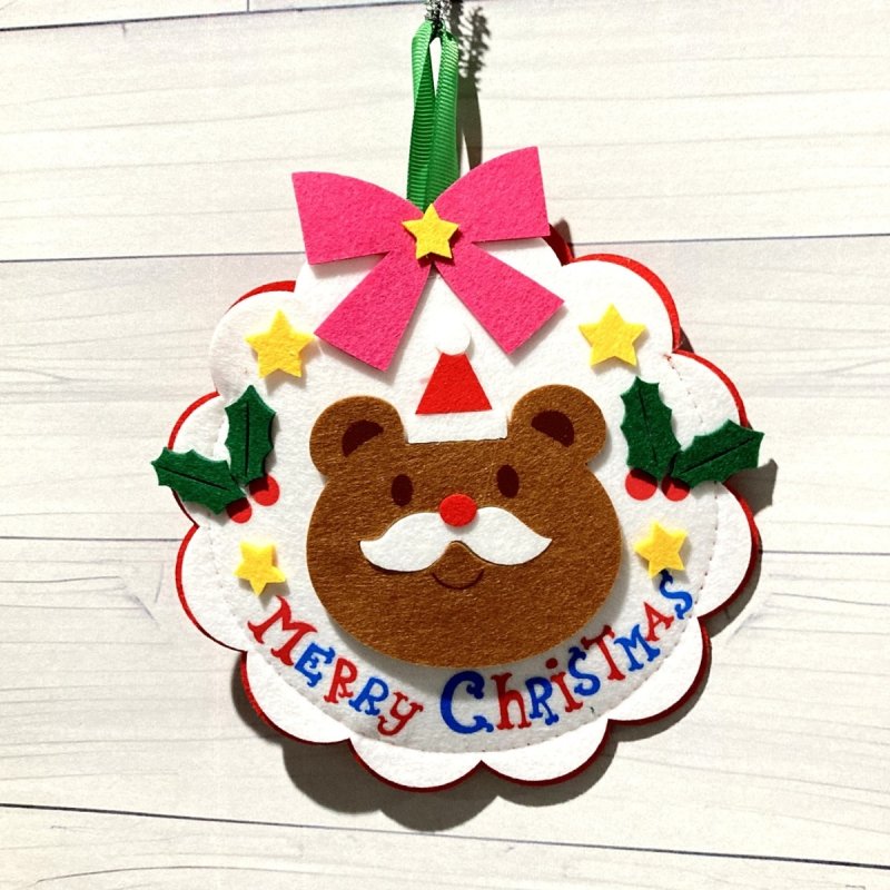 画像11: 【アウトレット】クマサンタオーナメント＠１枚あたり180.00→70.00円 (11)