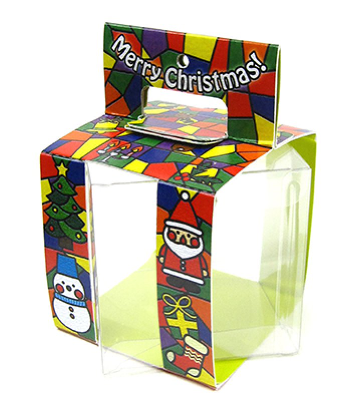 画像3: 残りわずか【クリスマスアウトレット】ＸｍａｓクリアＢＯＸ（ステンド）＠1つあたり87.00→67円 (3)