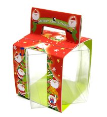 画像1: 残りわずか【クリスマスアウトレット】ＸｍａｓクリアＢＯＸ（ツリー）＠1つあたり87.00→78円 (1)