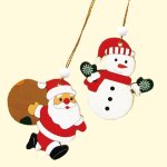 画像1: 完売御礼！【アウトレット】クリスマスクラフトタグ（２種）＠1つあたり37.00→22.20円 (1)