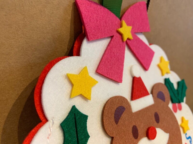 画像10: 【アウトレット】クマサンタオーナメント＠１枚あたり180.00→70.00円 (10)