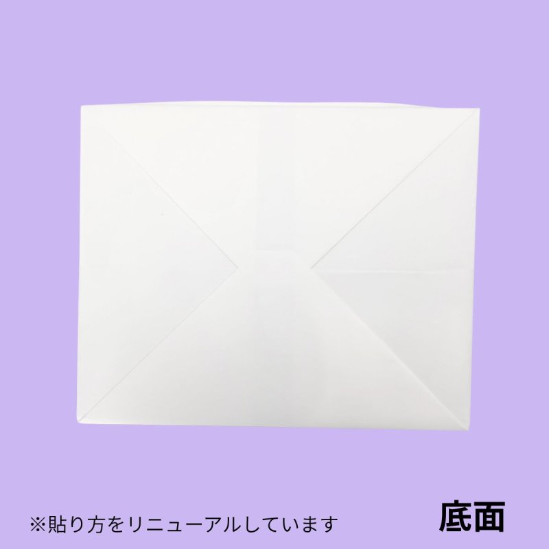 画像4: 【ニリューアル・予約販売開始　納品2026年5月下旬予定】白無地紙袋Ｃ－０１－PB　９ＰＢ【デコ箱〜９号サイズまで】／５０枚入り　単価　236円 (4)