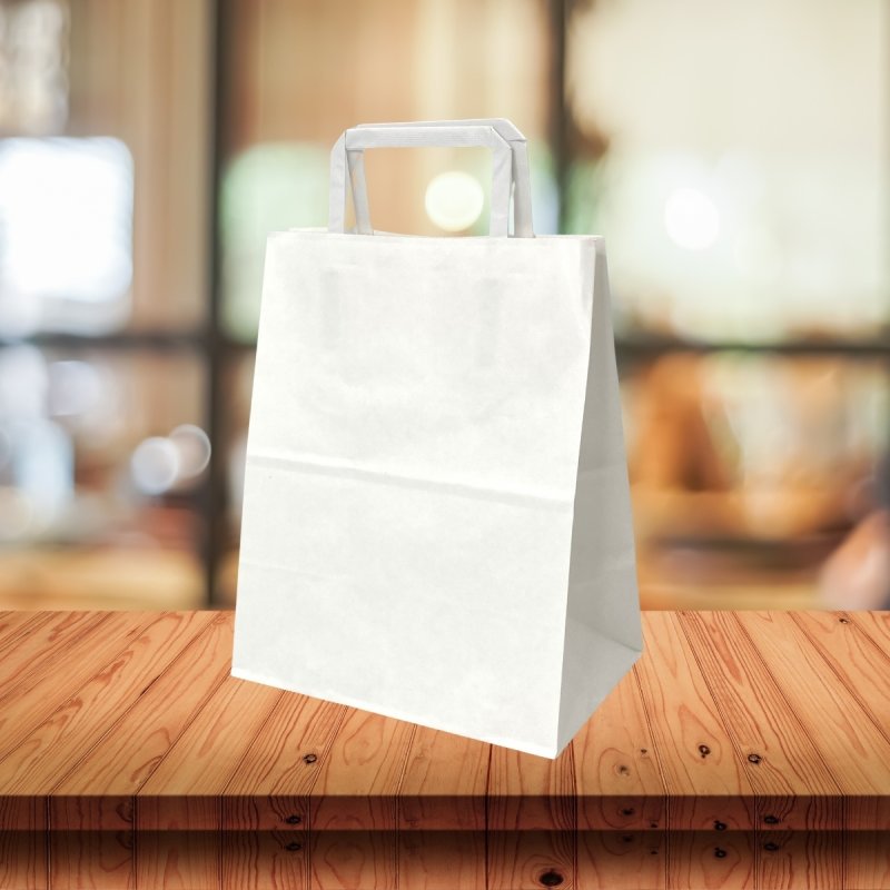 画像6: 白無地紙袋　ミニ20×13　200枚入 (6)