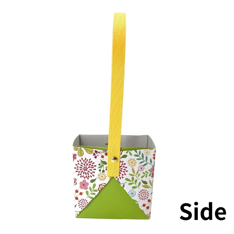 画像6: 【お試しプチセット】【組み立て済み】【新商品】ハンドルバスケット/フラワー＠1つ122円/組み立て済納品 (6)