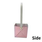 画像9: 【お試しプチセット】【組み立て済み】【新商品】ハンドルバスケット/グレー　少ロット２５個入り＠1つ122円/組み立て済納品 (9)