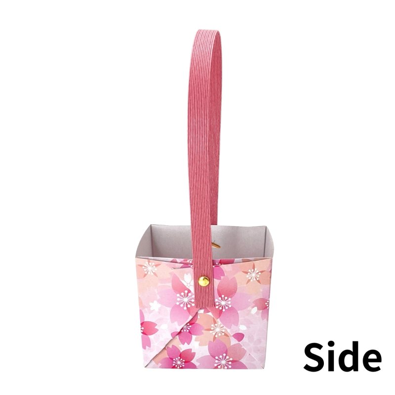 画像7: 【お試しプチセット】【組み立て済み】【新商品】ハンドルバスケット/さくら　桜　＠1つあたり122円/組み立て済納品 (7)