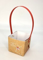 画像3: 【お試しプチセット】【組み立て済み】【新商品】ハンドルバスケット/クラフト＠1つ122円/組み立て済納品 (3)