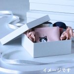 画像17: シンプルギフト貼箱　カラー：グレー　【NEW　焼菓子箱】正方形/Ｓ/Ｍ/＠146〜198円 (17)