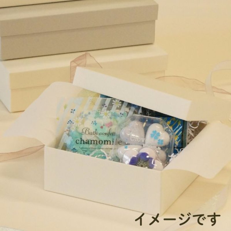 画像14: シンプルギフト貼箱　新色カラー：アイボリー　正方形/Ｓ/Ｍ/Ｌ/＠172.00〜220.00円 (14)