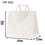 画像4: 平紐手提袋　Ｈ平　２８１８／３０２２　晒無地　＠1枚あたり45.10〜53.00円 (4)