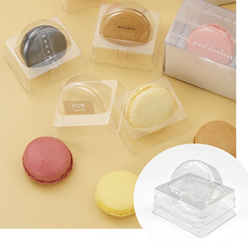 画像1: マカロンケース１ヶ入　＠１組あたり14.80円 (1)