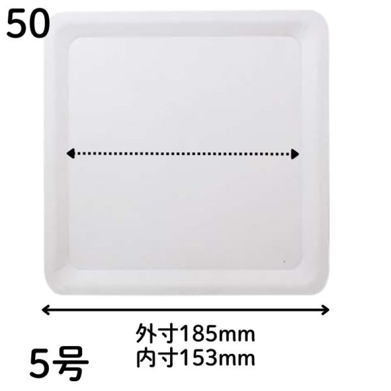 画像5: カルトンキャレ （ホワイト）４.５号/５号/６号　100枚入／　単価　35.50 〜47.70円 (5)
