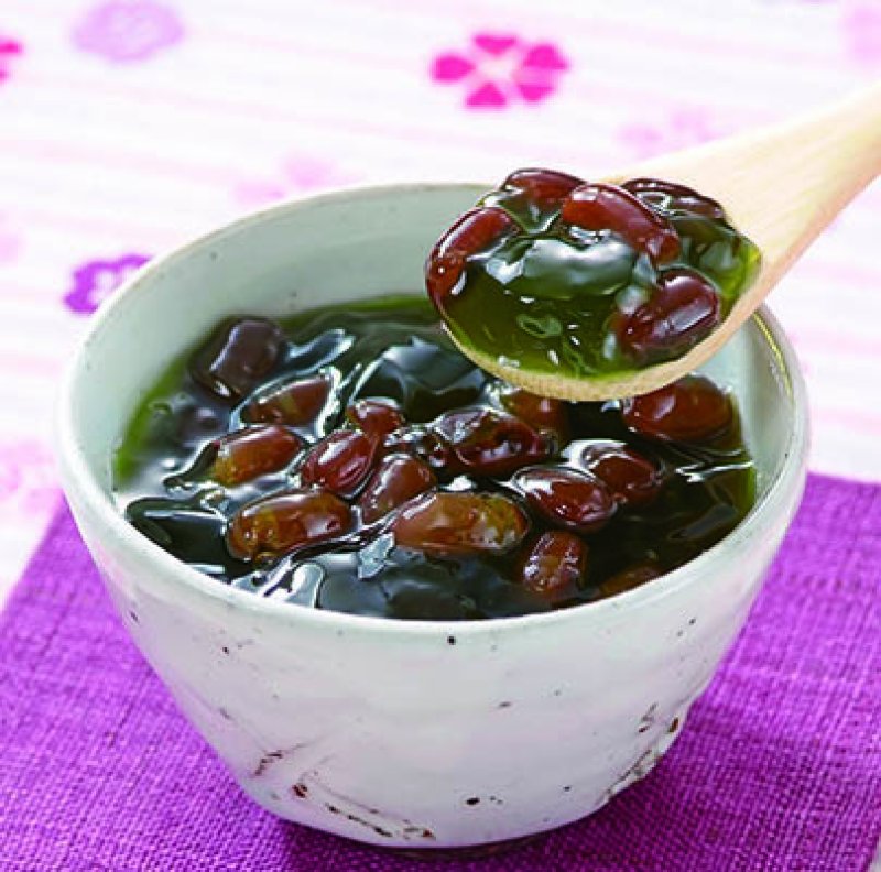 ※宇治抹茶寒天ぜんざいイメージ