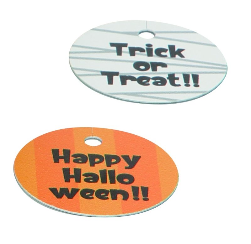 バルーンBOXに付属のタグ2種