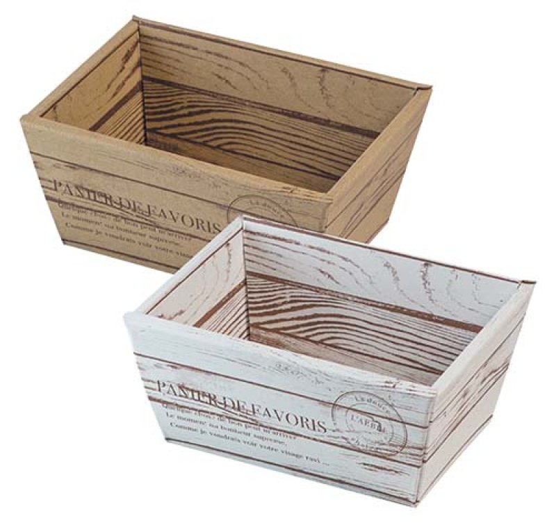 画像1: ギフトトレーパニエ　茶/白　Ｓ/Ｍ＠1つあたり89.90〜98.90円 (1)