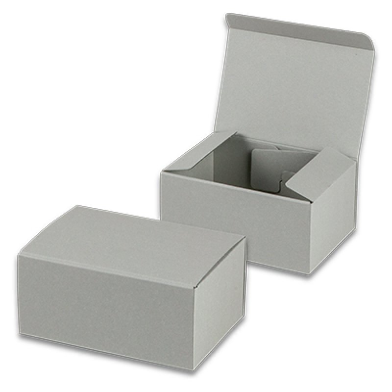 画像1: スタイリッシュBOX　グレー　１／２／４＠1枚あたり131.80〜169.40円 (1)