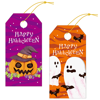 画像1: 【ハロウィン】タグ　ハロウィン　パンプキン/ゴースト＠1つあたり30.00円 (1)